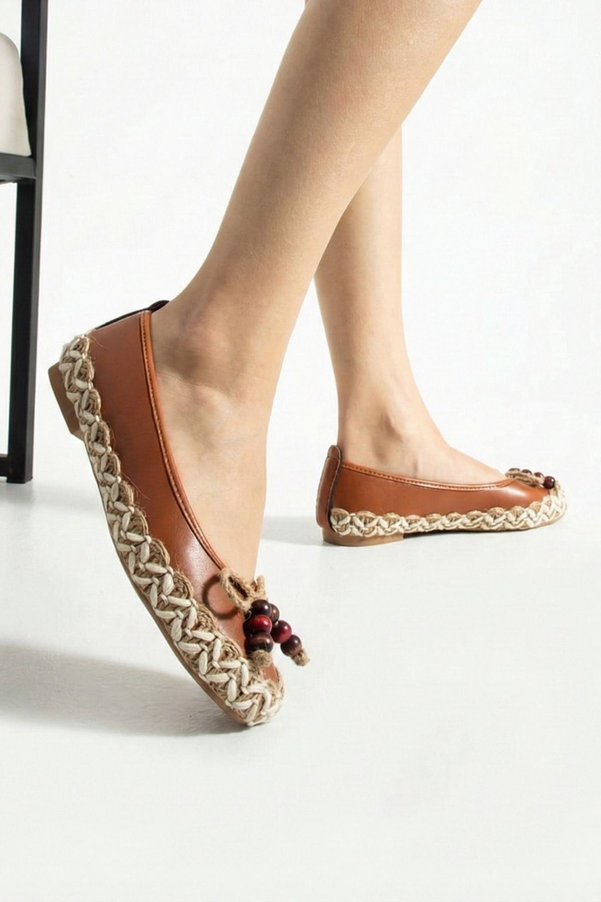 Caldera Taba Cilt Hasır Sarma Thermo Tabanlı Premium Babet