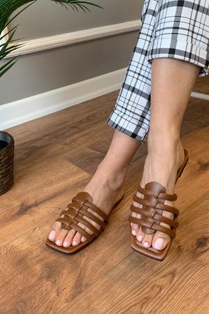 Emmen  Taba  İnce Kemerli Terlik