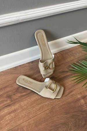 Alvis   Vizon Küçük D Toka  Kemerli Terlik   