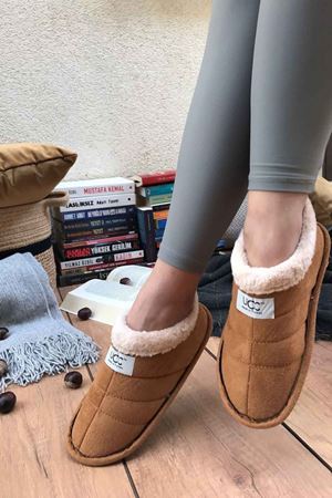 Harper  Erkek Taba  Kürk Astarlı Ev Botu