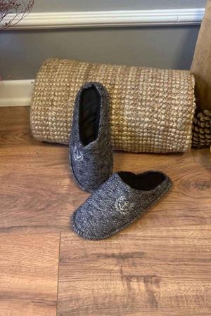 Esteban Erkek   Antrasit Önü Kapalı   Ev Terliği    