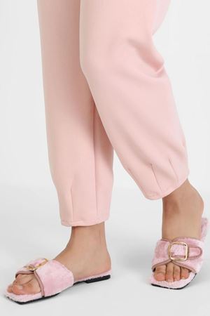 Artemis  Pudra Kemer Toka Bantlı Önü Açık Ev Terliği  