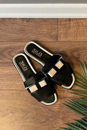 Aristo Vizon Renkli Kemerli Tek Bantlı Terlik  