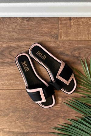 Edison Pudra Geçirmeli Tek Bantlı Terlik   