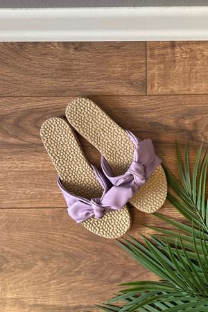 Kepa  Lila  Fiyonk Kemerli  Terlik  