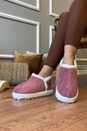 Charli  Pembe Havlu Dokulu Sarmal Tabanlı  Ev Botu  