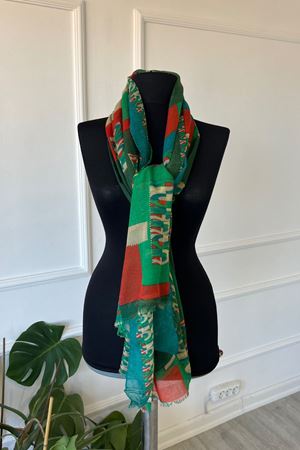 Shawl Desenli İnce Atkı & Şal 