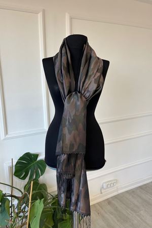 Shawl Desenli İnce Atkı & Şal  