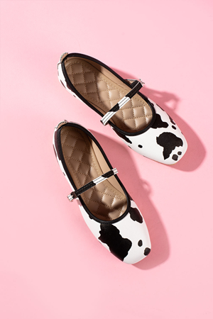 Belton Siyah Simental Desenli Tokalı Kemer Bantlı Babet