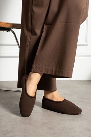 Bery Kahverengi Esnek Kumaşlı Soft Patik Babet