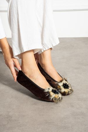 Piky Kahverengi Pisi Pisi Patik Terlik Ev Babeti Kaymaz Ses Yapmaz Katlanır Taban