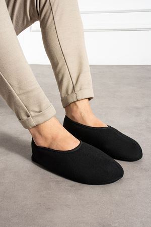 Bery Siyah Erkek Esnek Kumaşlı Soft Patik Babet