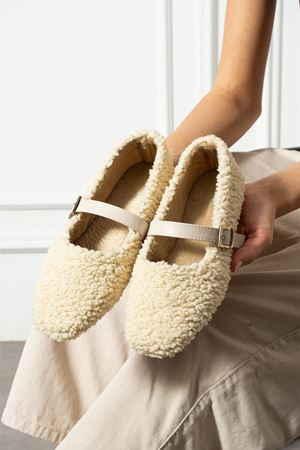 Luma Bej Kemerli Gold Tokalı Havlu Dokulu Hafif Ev Babeti