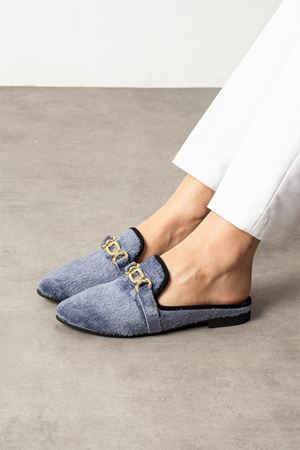 Lunor Gri Kısa Tüylü Elegant Nişan Çeyiz Bohça Misafir Ev Terliği