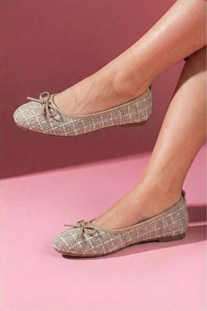 Lavinia Vizon Simli Kumaş Mini Fiyonklu Babet