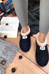 Bucy Lacivert Kürk Astarlı Ev Botu 
