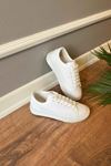 Tiron Beyaz  Cilt  Kadın Sneaker 