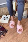 Siena  Pudra Çapraz Bantlı  Ev Terliği  