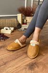 Tuck Taba Kürk Astarlı Ev Terliği  