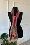 Shawl Desenli İnce Atkı & Şal  