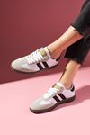 Helix Beyaz Bağcıklı Spor Sneaker Ayakkabı 