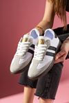 Helix Beyaz Bağcıklı Spor Sneaker Ayakkabı 