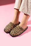 Alice Mini Leopar Desenli Ev Terliği