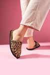 Alice Mini Leopar Desenli Ev Terliği